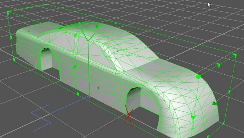3D car model
